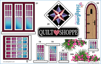 Extra Hobbytowne panel set for 5 appliques