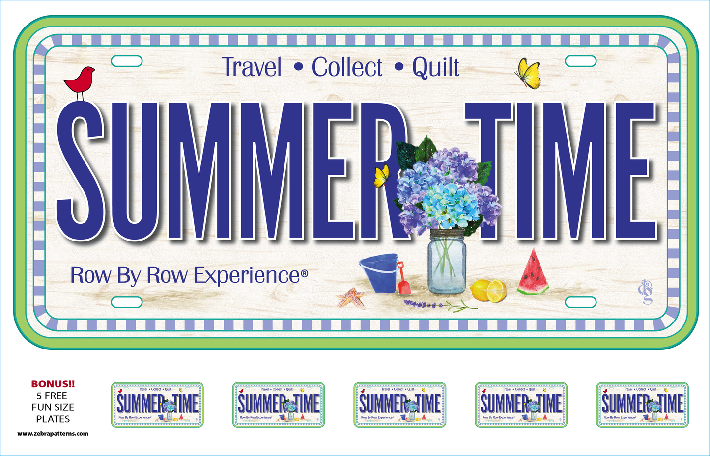 Row by Row 2023 SUMMERTIME FabricPlate™