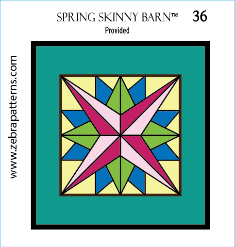 Spring Applique Skinny Barn