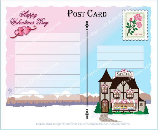 Valentine Postcard Kit