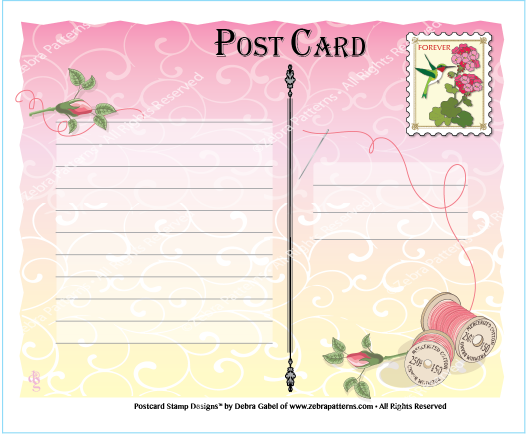 Sewing Postcard Kit