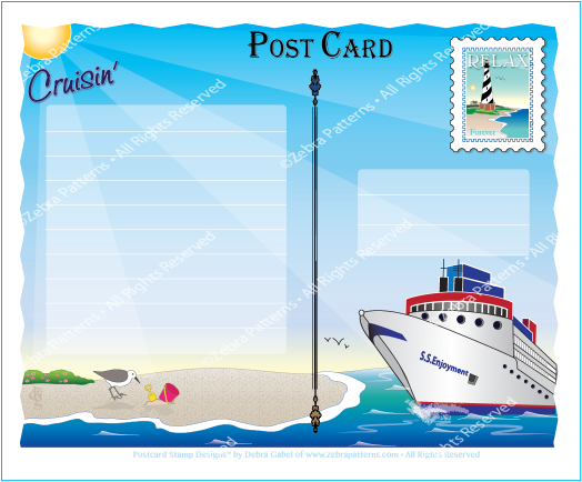 Cruisin' Postcard Kit