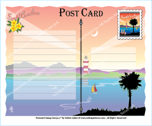 South Carolina Postcard