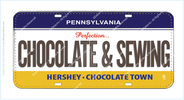 HERSHEY CHOCOLATE & SEWING FabricPlate™