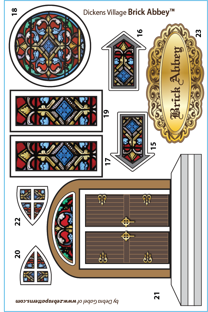 Brick Abbey Applique