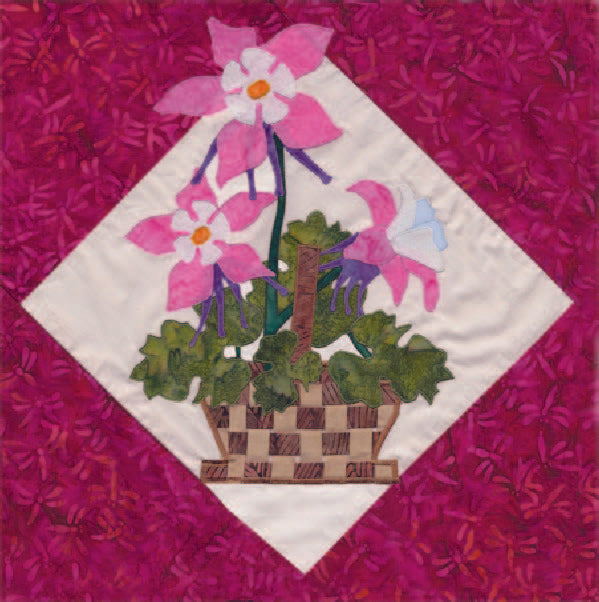 Columbine Basket Blooms Laser Kit