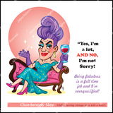 Chardonnay Slay Quote Panel