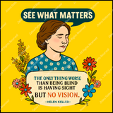 Helen Keller Quote Panel