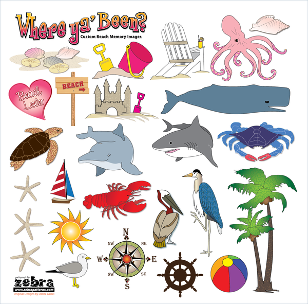 Beach WYB Stickers