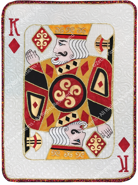 King of Diamonds Applique
