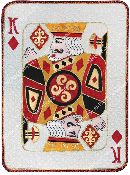 King of Diamonds Applique