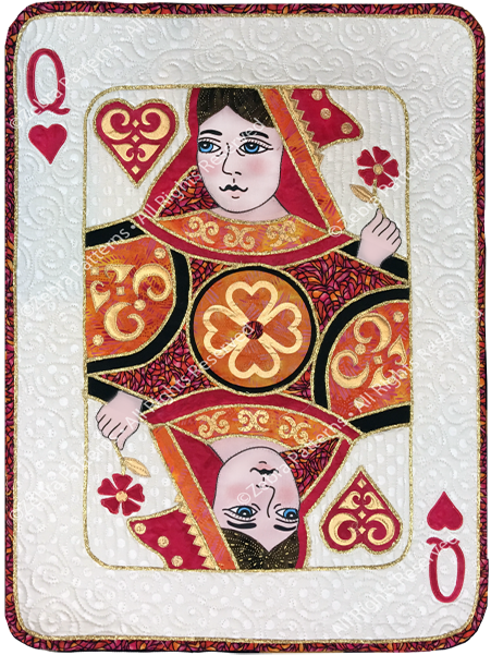 Queen of Hearts Applique