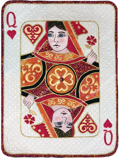Queen of Hearts Applique