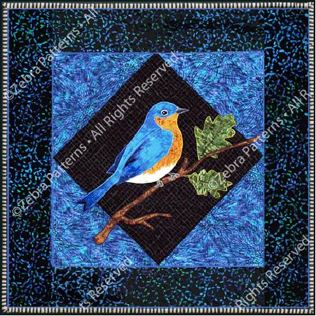 Bluebird Applique