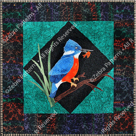 Kingfisher Applique