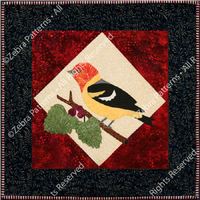 Western Tanager Applique
