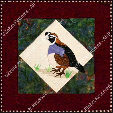 Quail Applique