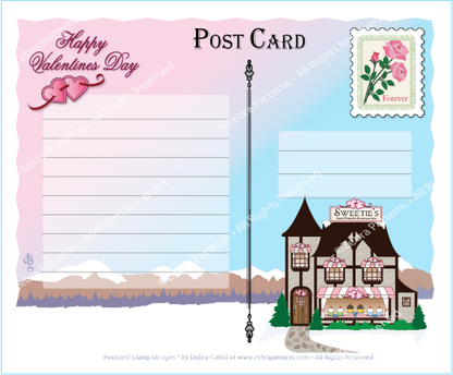 Valentine Postcard Kit