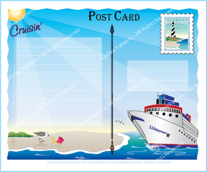 Cruisin' Postcard Kit