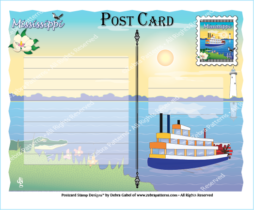 Mississippi Postcard