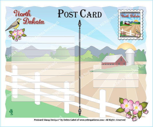 North Dakota Postcard