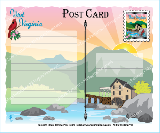 West Virginia Postcard