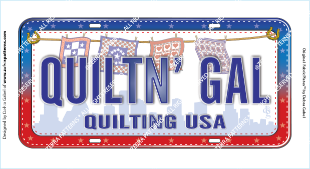 QUILTIN' GAL FabricPlate™
