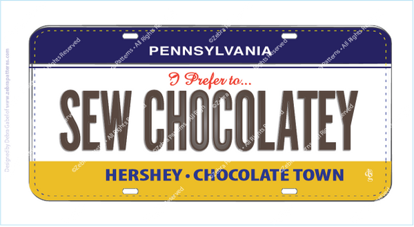HERSHEY SEW CHOCOLATEY FabricPlate™