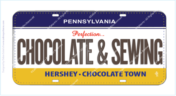 HERSHEY CHOCOLATE & SEWING FabricPlate™