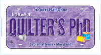 QUILTER'S PhD FabricPlate™