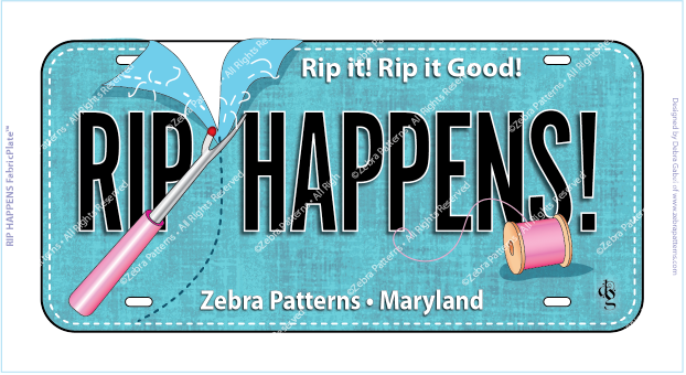 RIP HAPPENS! FabricPlate™