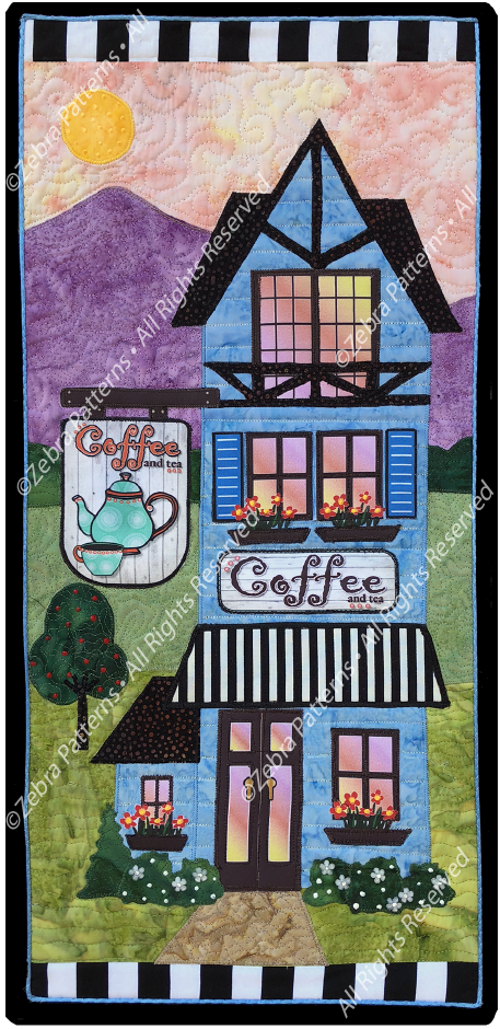 Coffee Shoppe Applique