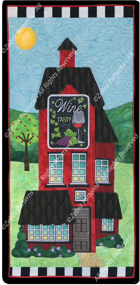 Wine Shoppe Applique