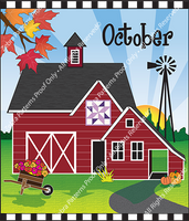 October Barn Panel