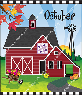 October Barn Panel