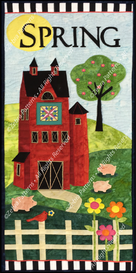 Spring Skinny Barn Panel