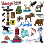 Alaska Printed Stickers Panel