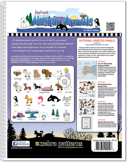 Alaskan Animals Printable Stickers CD