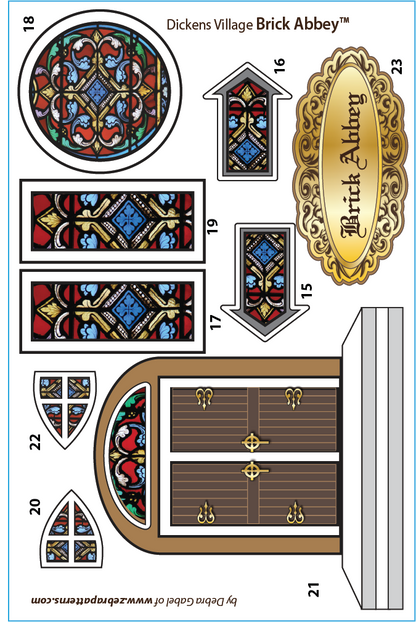 Brick Abbey Applique