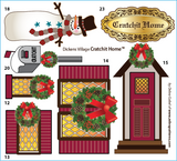 Cratchit House Applique