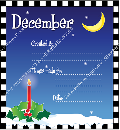 December Christmas Panel