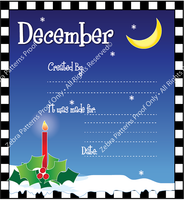 December Christmas Panel