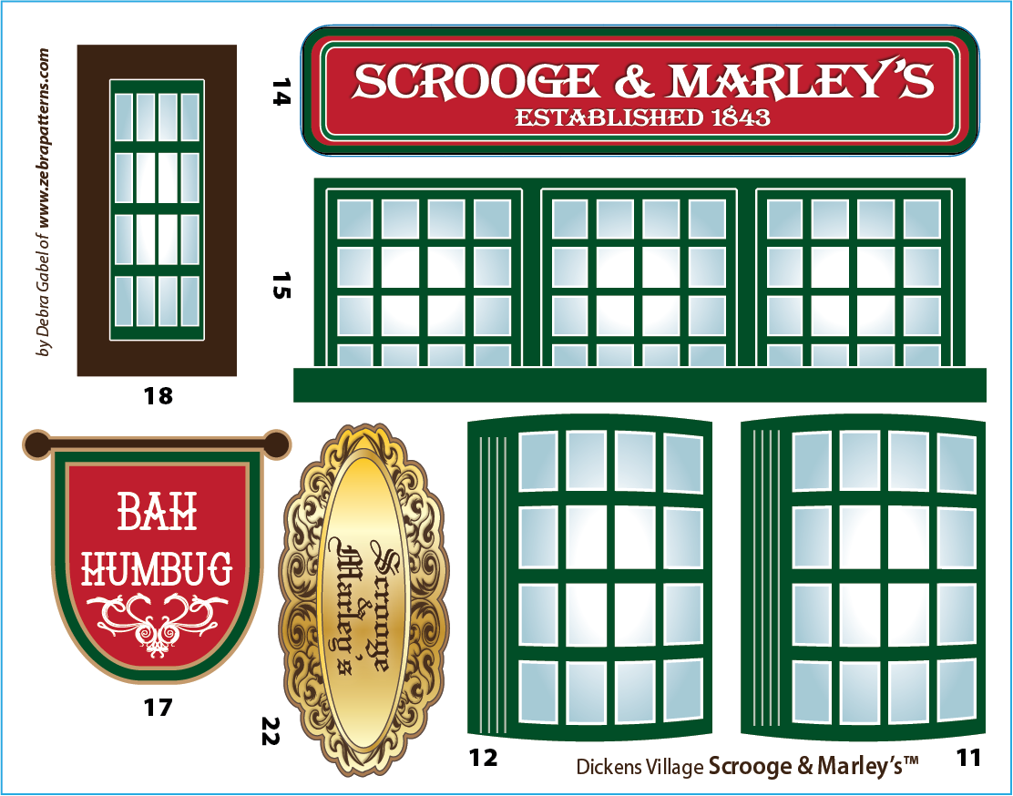 Scrooge & Marley's Applique