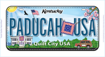 Paducah Kentucky Quilt City USA FabricPlate™
