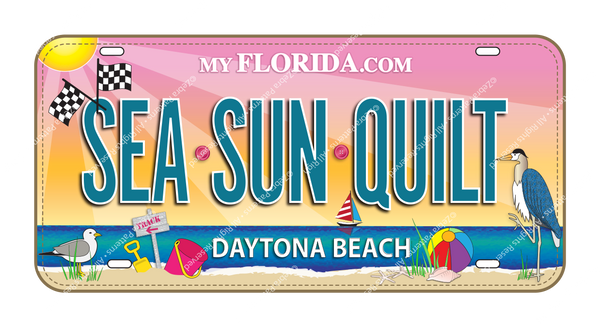 Daytona Beach Florida FabricPlate™